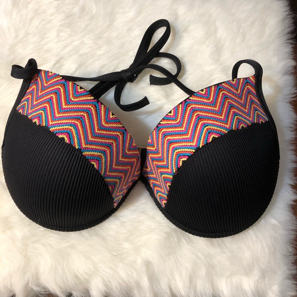 38D Shade & Shore Boho Underwire Halter Bikini NWT